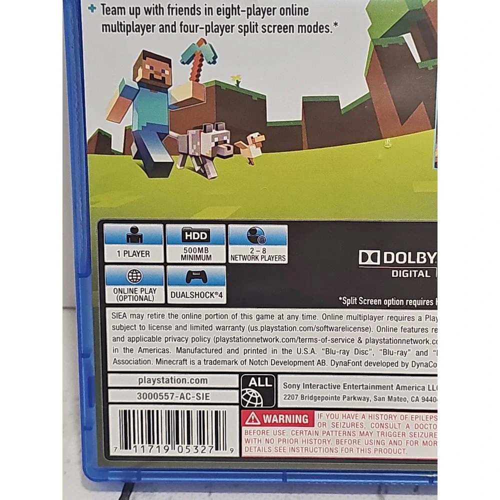 Minecraft - Sony PlayStation 4